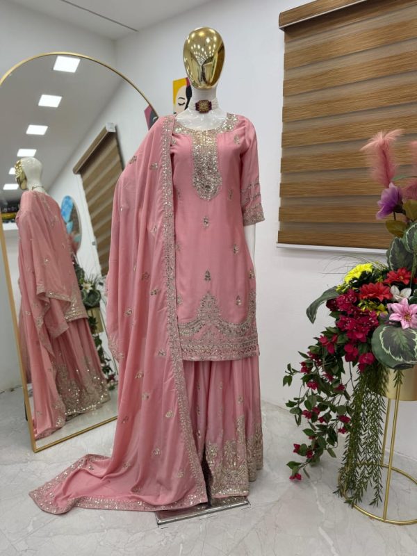 ZOYA CLOTHING ZF 6003 A DESIGNER PLAZZO SUITS