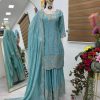 ZOYA CLOTHING ZF 6003 B DESIGNER PLAZZO SUITS