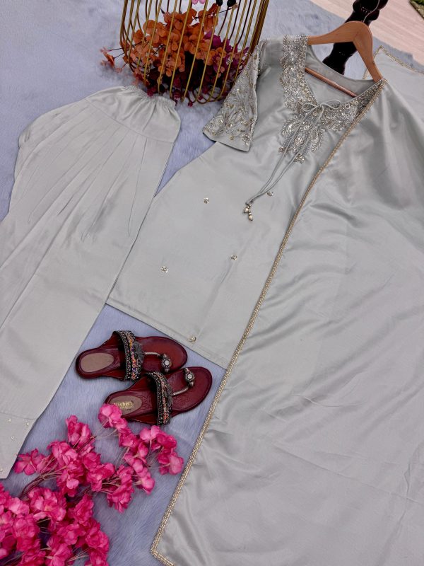 AAROHI DESIGNER AD 208 PARTY WEAR FARSHI SUITS