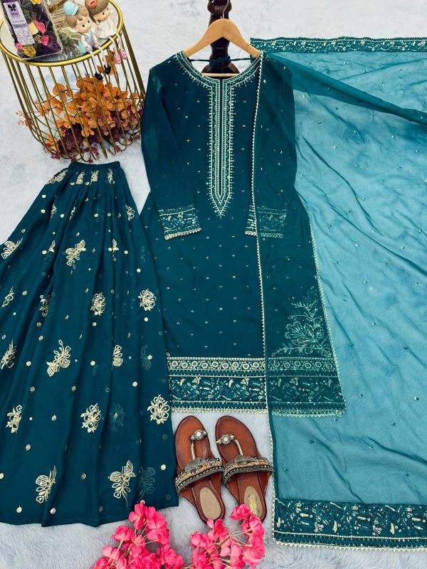 AAROHI DESIGNER AD 209 TRENDING PLAZZO SUITS