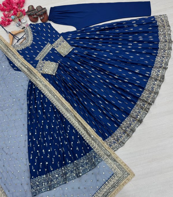 AAROHI DESIGNER PD 1111 PARTY WEAR GOWN WHOLESALE