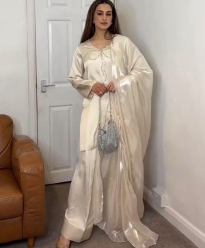 AAROHI DESIGNER PD 1112 B PURE NATURAL CREPE PLAZZO SUITS