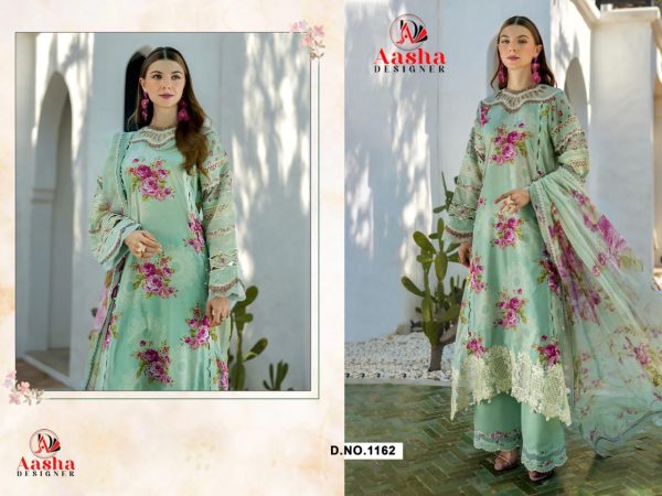 AASHA DESIGNER 1162 COTTON SALWAR SUITS ONLINE