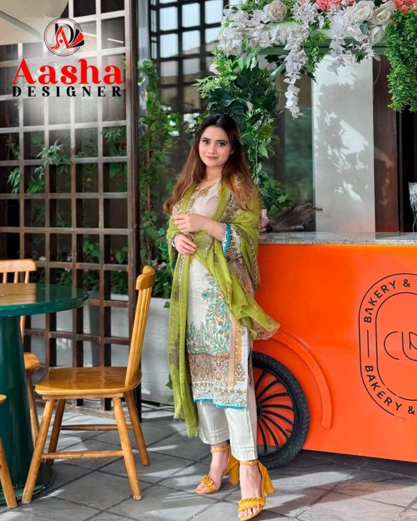 AASHA DESIGNER 1169 COTTON PAKISTANI SUITS