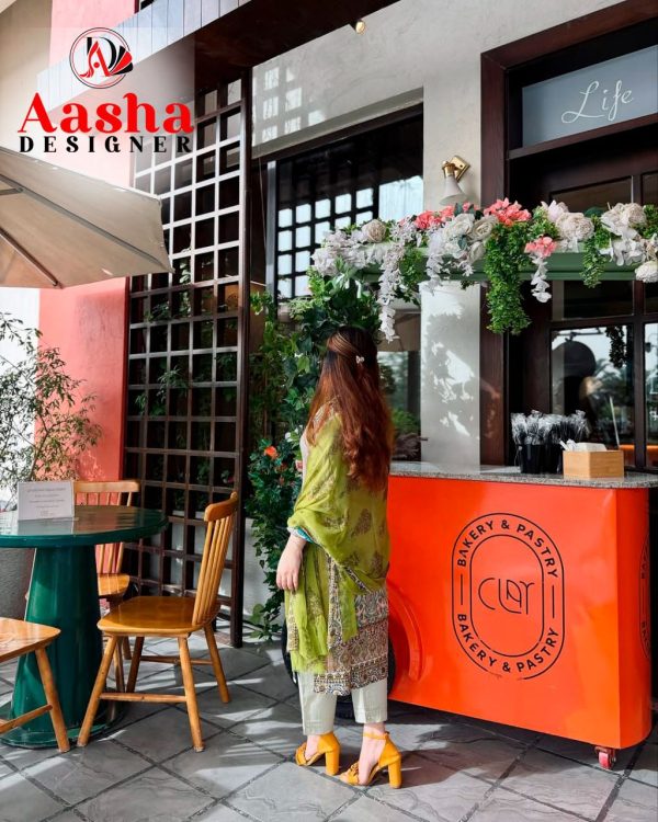 AASHA DESIGNER 1169 COTTON PAKISTANI SUITS