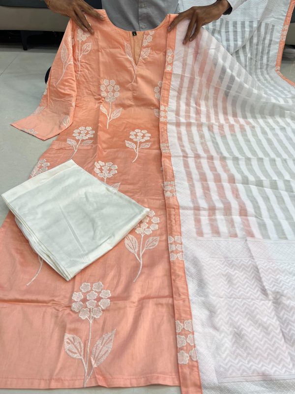 AKSHAR DESIGNER BABY PINK COTTON KURTI ONLINE