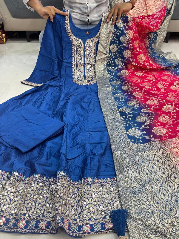 AKSHAR DESIGNER JASHN E BAHAARA ANARKALI KURTI