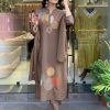AKSHAR DESIGNER MAL GRAY COTTON KURTI WHOLESALE