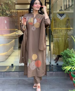 AKSHAR DESIGNER MAL GRAY COTTON KURTI WHOLESALE
