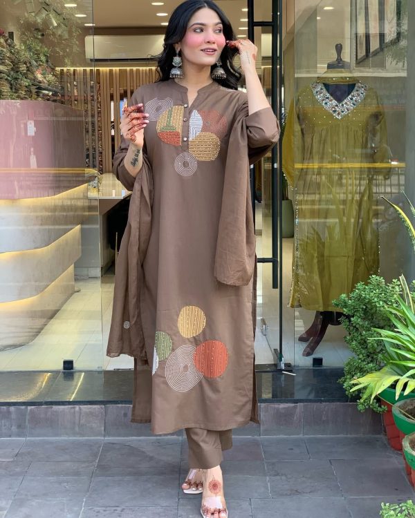 AKSHAR DESIGNER MAL GRAY COTTON KURTI WHOLESALE