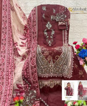 ALZOHAIB AZ 1128 B PAKISTANI COTTON SUITS