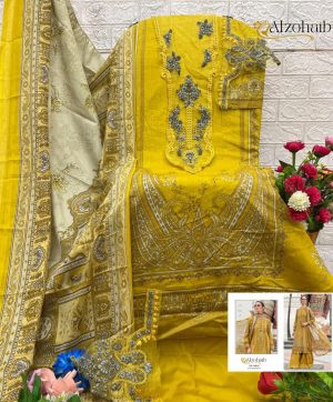 ALZOHAIB AZ 1128 C PAKISTANI COTTON SUITS
