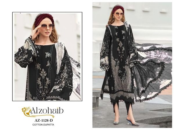 ALZOHAIB AZ 1128 D PAKISTANI COTTON SUITS