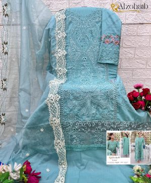 ALZOHAIB AZ 1222 B COTTON SALWAR SUITS WHOLESALE
