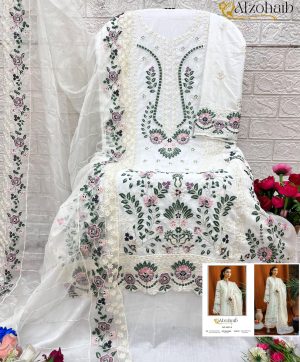 ALZOHAIB AZ 1227 A COTTON SALWAR SUITS WHOLESALE