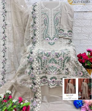 ALZOHAIB AZ 1227 B COTTON SALWAR SUITS WHOLESALE
