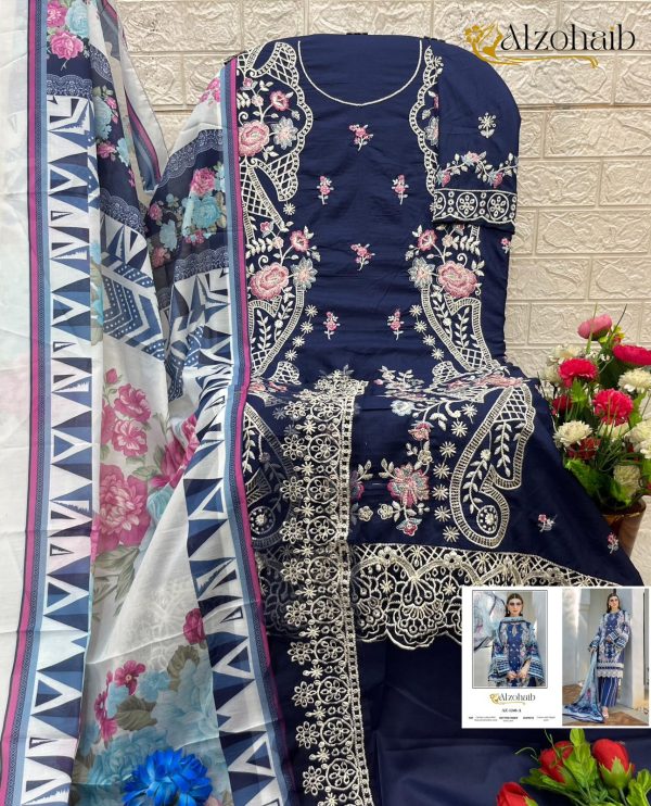 ALZOHAIB AZ 1240 A COTTON SALWAR SUITS ONLINE