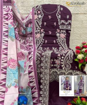 ALZOHAIB AZ 1240 B COTTON SALWAR SUITS ONLINE