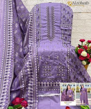 ALZOHAIB AZ 1258 A COTTON PAKISTANI SUITS
