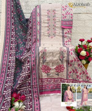 ALZOHAIB AZ 1260 COTTON PAKISTANI SUITS