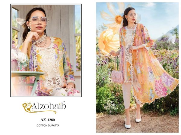 ALZOHAIB AZ 1280 FATIMA COTTON SALWAR SUITS