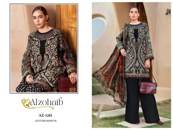 ALZOHAIB AZ 1281 FATIMA COTTON SALWAR SUITS