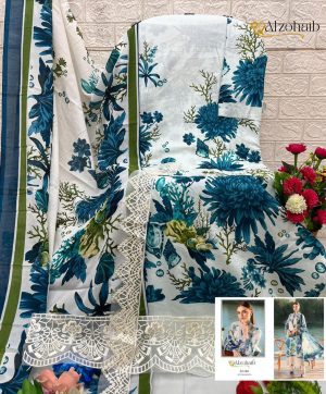 ALZOHAIB AZ 1283 ANAYA COTTON EMBROIDERED SUITS