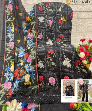 ALZOHAIB AZ 1286 ANAYA COTTON EMBROIDERED SUITS