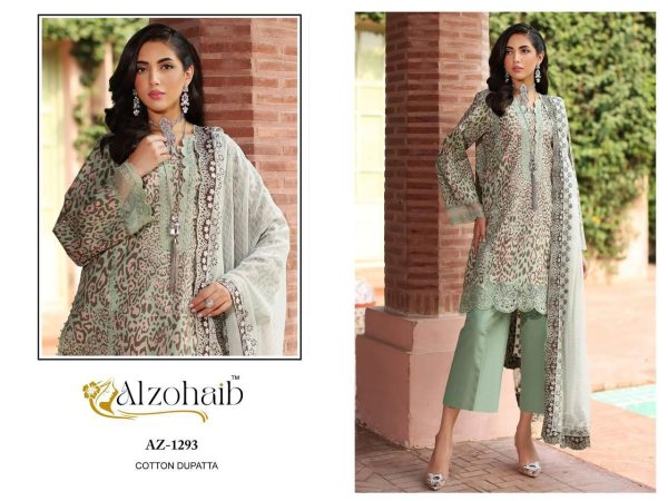 ALZOHAIB AZ 1293 PARISA COTTON SALWAR SUITS