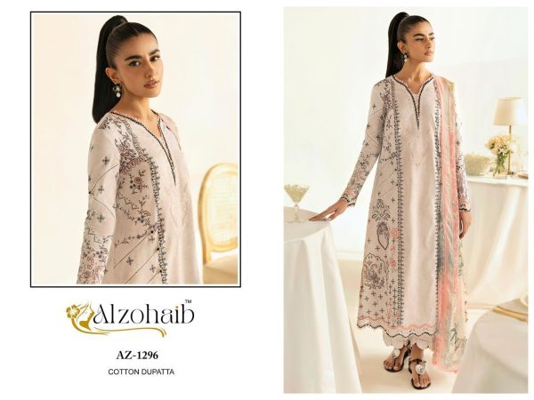 ALZOHAIB AZ 1296 COTTON PAKISTANI SUITS ONLINE