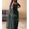 BE 362 DESIGNER FARSHI SUIT IN SEQUENCE EMBROIDERY WORK