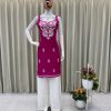 BE 364 A DESIGNER REGULAR WEAR TOP AND PLAZZO