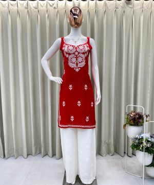 BE 364 D DESIGNER REGULAR WEAR TOP AND PLAZZO