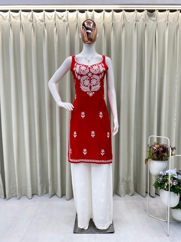 BE 364 D DESIGNER REGULAR WEAR TOP AND PLAZZO