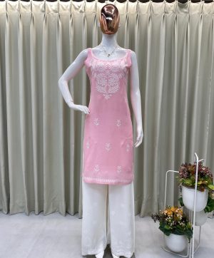BE 364 F DESIGNER REGULAR WEAR TOP AND PLAZZO