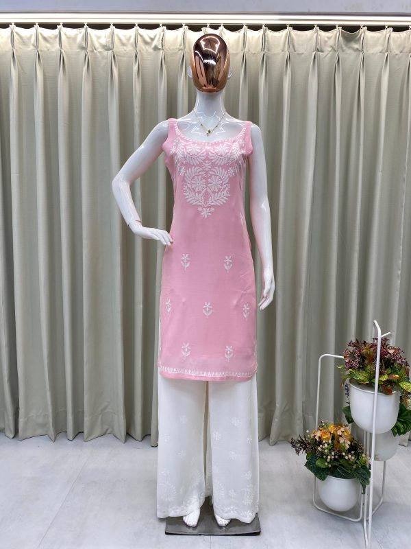 BE 364 F DESIGNER REGULAR WEAR TOP AND PLAZZO