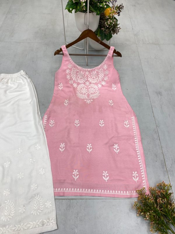 BE 364 F DESIGNER REGULAR WEAR TOP AND PLAZZO