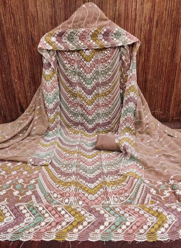 DESIGNER SUITS GEORGETTE SALWAR SUITS MATERILAS