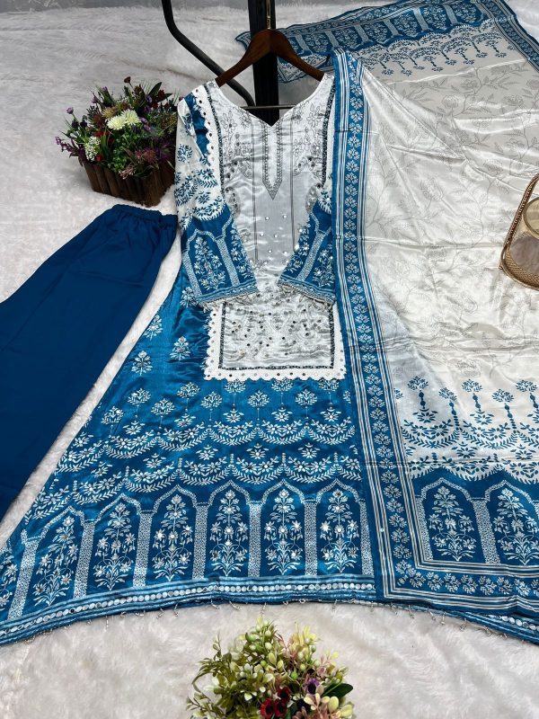 DHK 1341 A TRENDING PLAZZO SUITS WHOLESALE