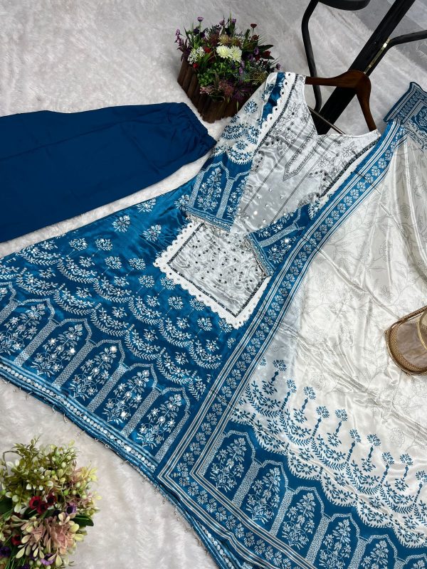 DHK 1341 A TRENDING PLAZZO SUITS WHOLESALE