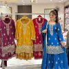 DHK 1347 PURE NATURAL CREAPE SILK SUITS ONLINE