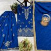 DHK 1347 PURE NATURAL CREAPE SILK SUITS ONLINE