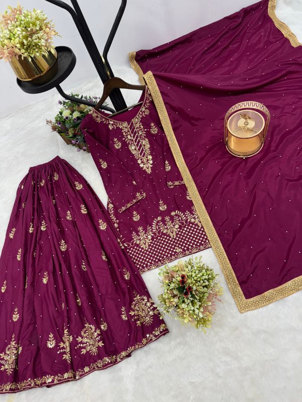 DHK 1347 PURE NATURAL CREAPE SILK SUITS ONLINE