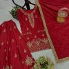 DHK 1347 PURE NATURAL CREAPE SILK SUITS ONLINE