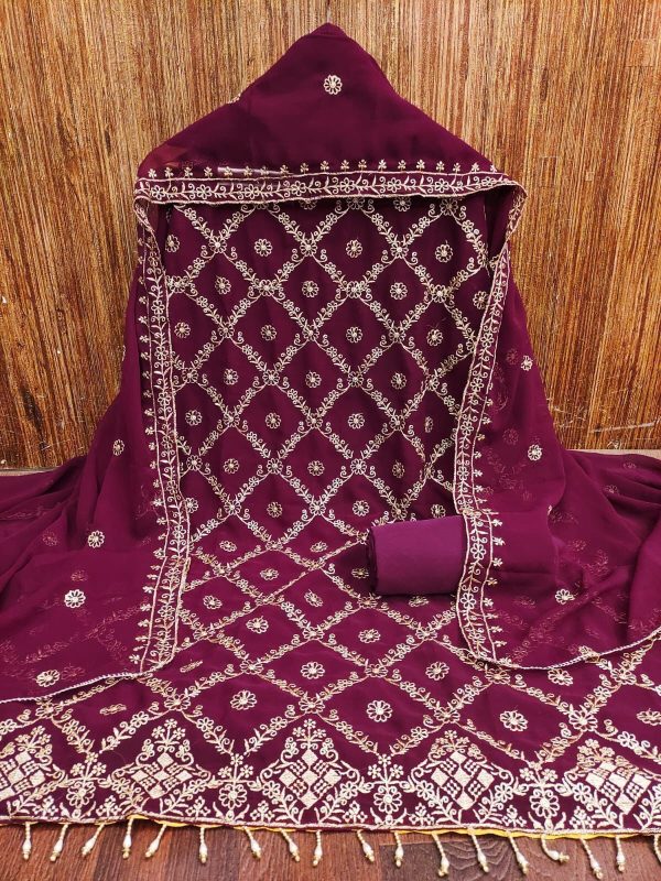 F 13 STUDIO GEORGETTE SUITS MATERIALS IN SURAT