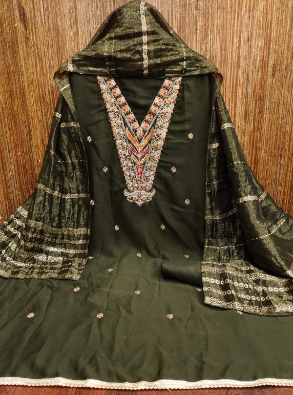 F 13 STUDIO STAR GEORGETTE SUITS MATERIALS IN SURAT