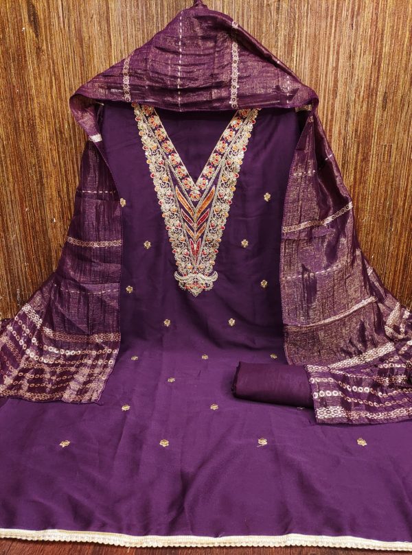 F 13 STUDIO STAR GEORGETTE SUITS MATERIALS IN SURAT