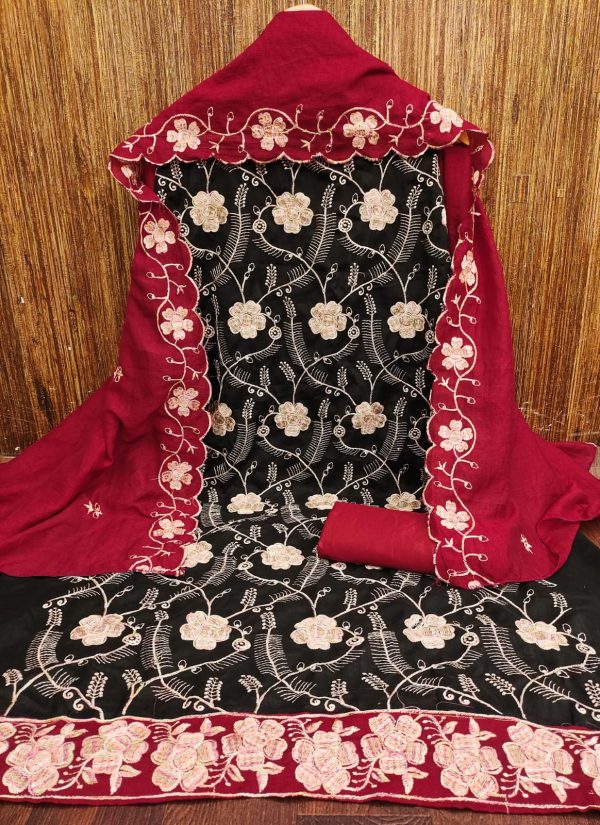 F 13 STUDIO VICHITRA SILK SUITS MATERIALS IN SURAT