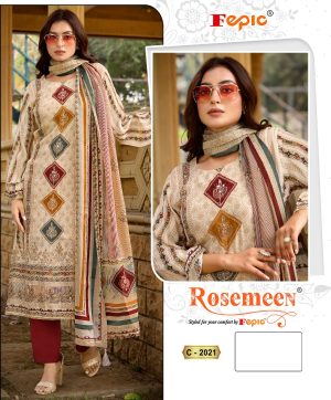 FEPIC C 2021 ROSEMEEN PAKISTANI SUITS WHOLESALE