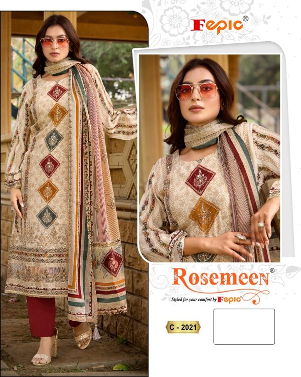 FEPIC C 2021 ROSEMEEN PAKISTANI SUITS WHOLESALE